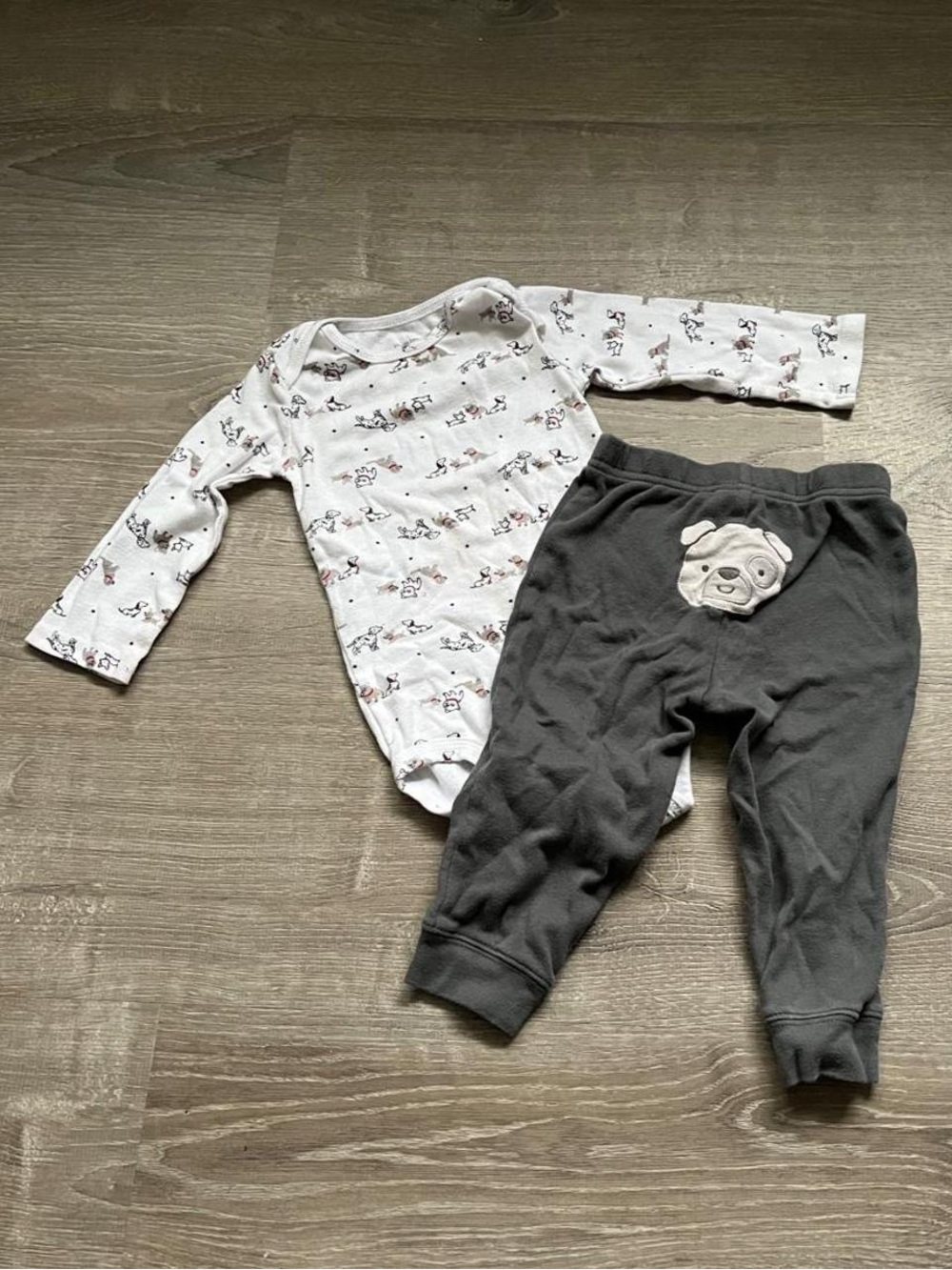 Simple joys by Carters boys two-piece dog outfit